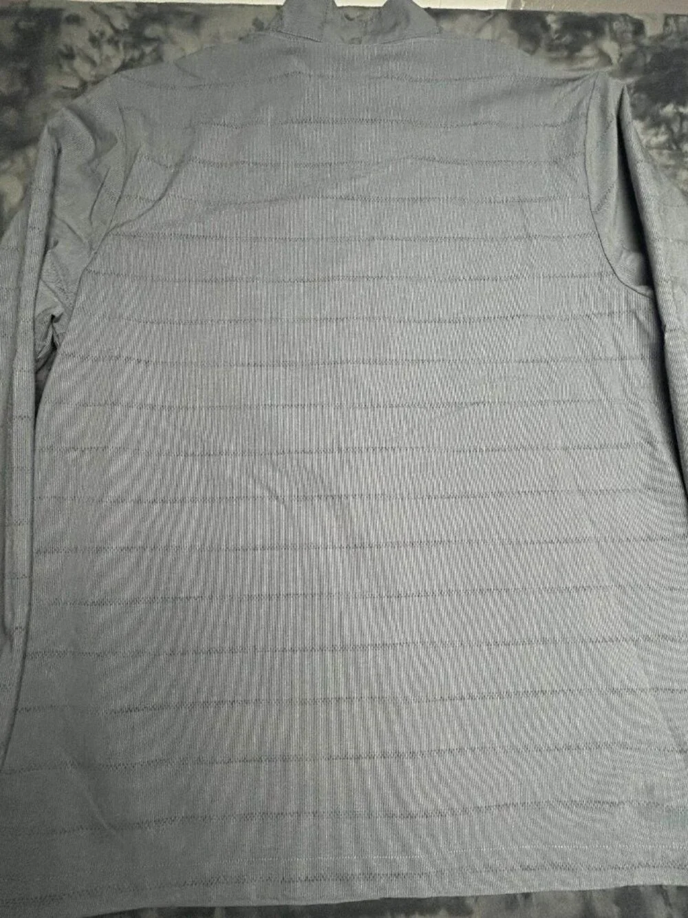 Travis Mathew Full Zip Jacket L Charcoal Gray Golf Print Lining